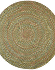Cypress Braided Round Reversible Area Rugs
