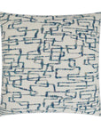 D.V. Kap Da Vinci Lapis Blue Throw Pillow With Insert