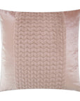 D.V. Kap Dainty Band Blush Pink Throw Pillow With Insert