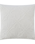 D.V. Kap Decco White Throw Pillow With Insert
