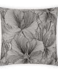 D.V. Kap Delhi Smoke Grey Throw Pillow With Insert
