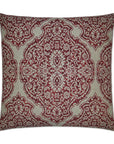 D.V. Kap Delmonico Red Throw Pillow With Insert