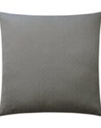 D.V. Kap Diamante Truffle Grey Throw Pillow With Insert