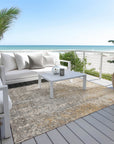 Addison Rugs Dust Echo Beige Washable Indoor-Outdoor Rug
