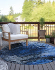 Addison Rugs Dust Echo Blue Washable Indoor-Outdoor Rug