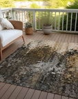 Addison Rugs Dust Echo Brown Washable Indoor-Outdoor Rug