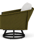Lloyd Flanders Escape Swivel Aluminum Outdoor Lounge Chair