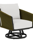 Lloyd Flanders Escape Swivel Aluminum Outdoor Lounge Chair