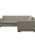 LOOMLAN Custom Upholstery Field Loose Seat Fabric & Leather Modular Sofa