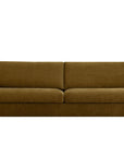 LOOMLAN Custom Upholstery Field Loose Seat Fabric & Leather Loveseat