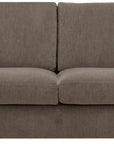 LOOMLAN Custom Upholstery Field Loose Seat Fabric & Leather Loveseat