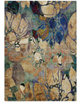 Addison Rugs Floral Beige Washable Indoor-Outdoor Rug