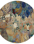 Addison Rugs Floral Beige Washable Indoor-Outdoor Rug