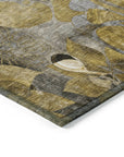Addison Rugs Floral Brown Washable Indoor-Outdoor Rug