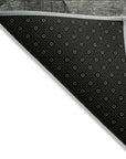 Addison Rugs Floral Grey Washable Indoor-Outdoor Rug