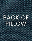 D.V. Kap Flower Pops Peacock Blue Throw Pillow With Insert