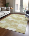 Addison Rugs Flowing Harmony Beige Washable Indoor-Outdoor Rug