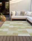 Addison Rugs Flowing Harmony Beige Washable Indoor-Outdoor Rug