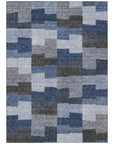 Addison Rugs Flowing Harmony Blue Washable Indoor-Outdoor Rug