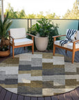 Addison Rugs Flowing Harmony Brown Washable Indoor-Outdoor Rug