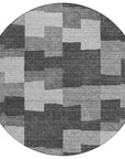 Addison Rugs Flowing Harmony Grey Washable Indoor-Outdoor Rug