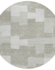 Addison Rugs Flowing Harmony Taupe Washable Indoor-Outdoor Rug