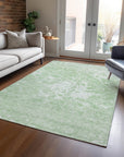 Addison Rugs Fluid Drift Green Washable Indoor-Outdoor Rug
