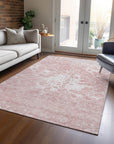 Addison Rugs Fluid Drift Pink Washable Indoor-Outdoor Rug