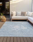 Addison Rugs Fluid Drift Sky Washable Indoor-Outdoor Rug