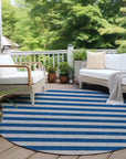 Addison Rugs Fluid Mirage Blue Washable Indoor-Outdoor Rug