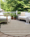 Addison Rugs Fluid Mirage Brown Washable Indoor-Outdoor Rug