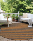 Addison Rugs Fluid Mirage Fudge Washable Indoor-Outdoor Rug