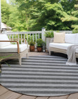 Addison Rugs Fluid Mirage Grey Washable Indoor-Outdoor Rug