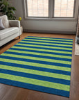 Addison Rugs Fluid Mirage Navy Washable Indoor-Outdoor Rug