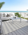 Addison Rugs Fluid Mirage Pewter Washable Indoor-Outdoor Rug