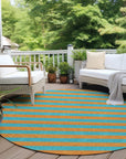 Addison Rugs Fluid Mirage Teal Washable Indoor-Outdoor Rug