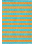 Addison Rugs Fluid Mirage Teal Washable Indoor-Outdoor Rug