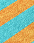 Addison Rugs Fluid Mirage Teal Washable Indoor-Outdoor Rug