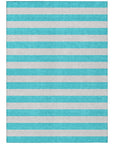 Addison Rugs Fluid Mirage Turquoise Washable Indoor-Outdoor Rug