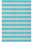 Addison Rugs Fluid Mirage Turquoise Washable Indoor-Outdoor Rug