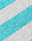 Addison Rugs Fluid Mirage Turquoise Washable Indoor-Outdoor Rug
