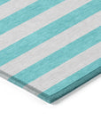Addison Rugs Fluid Mirage Turquoise Washable Indoor-Outdoor Rug