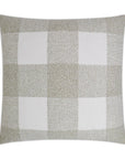 D.V. Kap Formation Ash Grey Throw Pillow With Insert