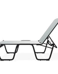 Gardenella Sling Four Position Stacking Armless Chaise