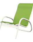 Gardenella Sling Stacking Poolside Chair-Outdoor Accent Chairs-Telescope-LOOMLAN