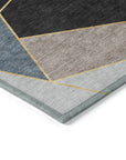 Addison Rugs Gentle Waves Blue Washable Indoor-Outdoor Rug