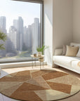 Addison Rugs Gentle Waves Paprika Washable Indoor-Outdoor Rug