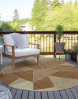 Addison Rugs Gentle Waves Paprika Washable Indoor-Outdoor Rug