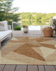Addison Rugs Gentle Waves Paprika Washable Indoor-Outdoor Rug
