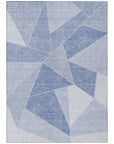 Addison Rugs Gentle Waves Sky Washable Indoor-Outdoor Rug